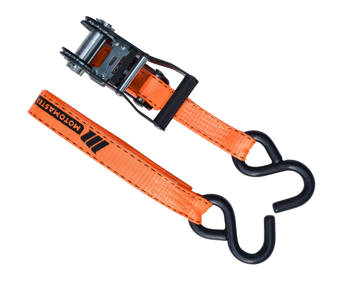 3,000-lb Heavy Duty Ratchet Tie Down Strap, Non-Padded, 1-in x 10-ft, 2-pk