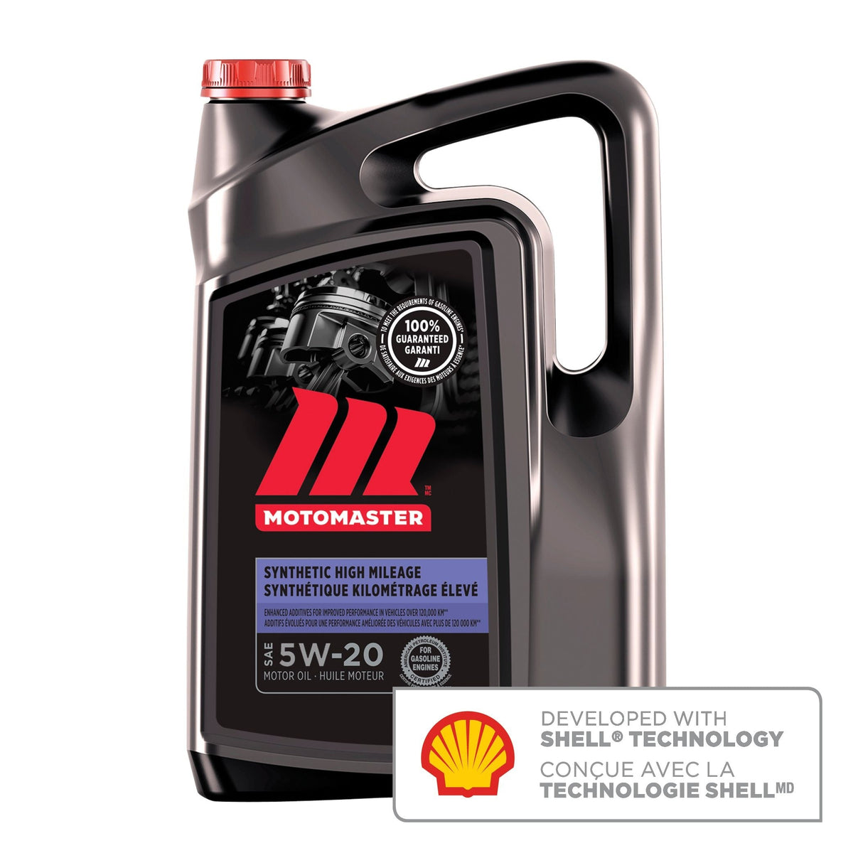 High Mileage 5W20 Synthetic Engine/Motor Oil, 5-L