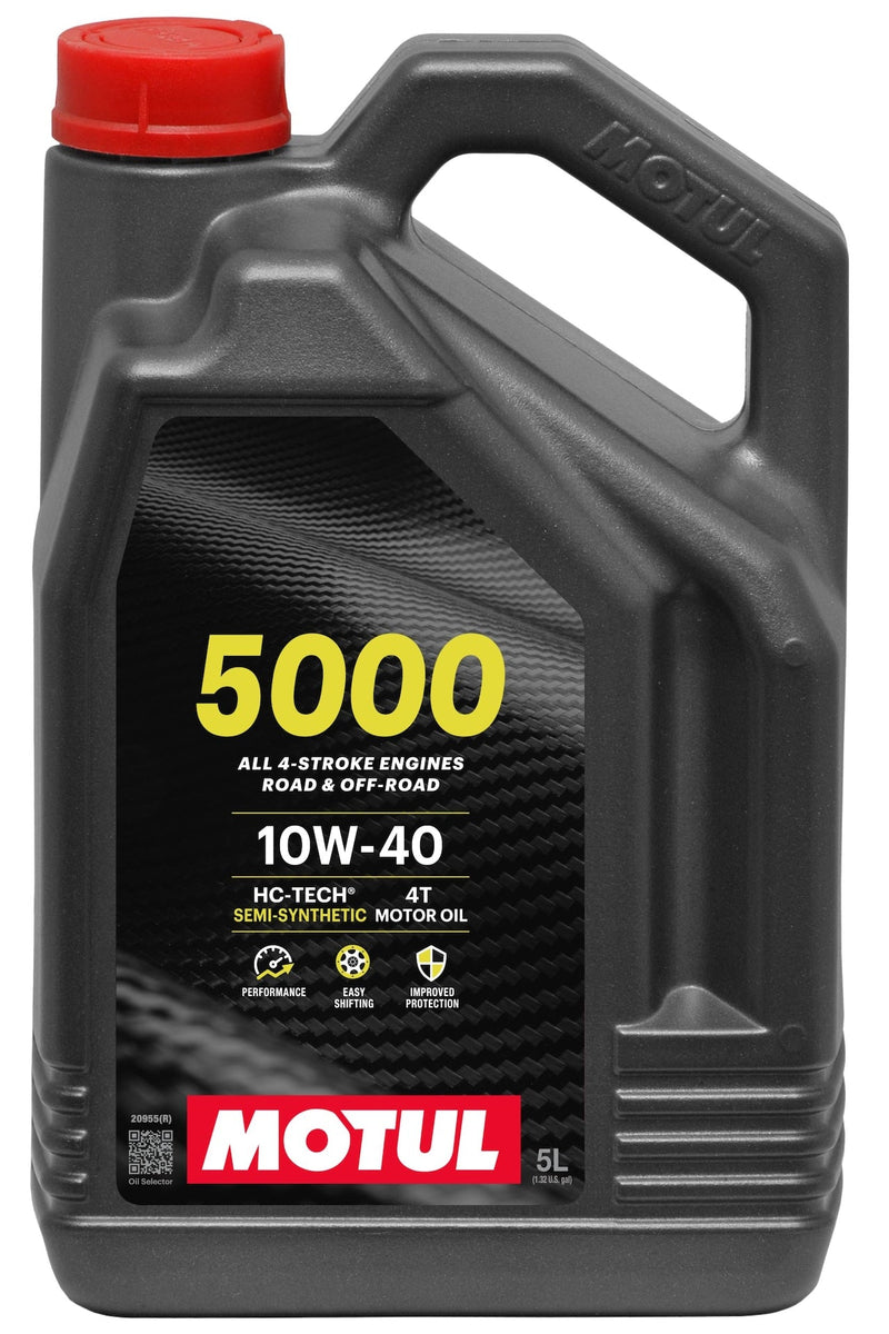 5000 4-Stroke Semi-Synthetic 10W40 Motor Oil, 5-L M7418