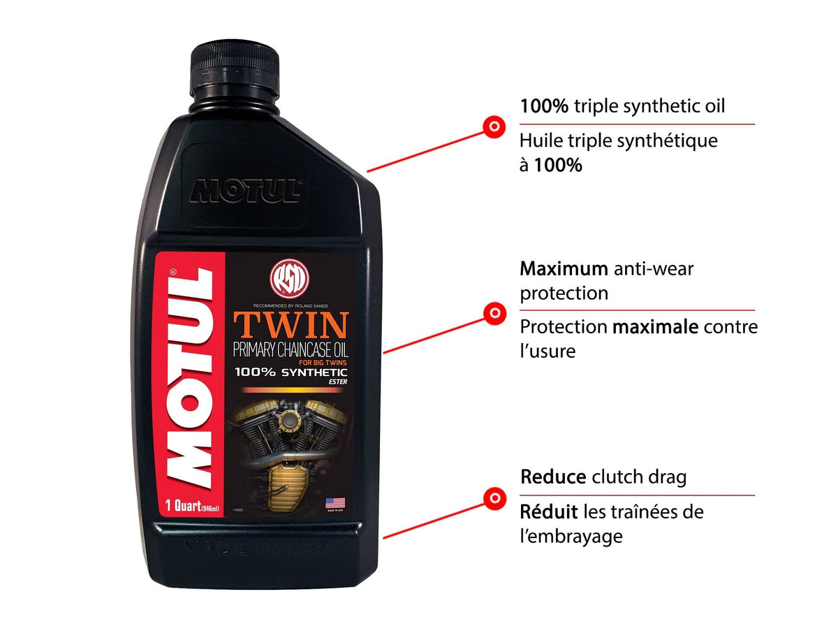Twin Synthetic Primary Chain Case Motorcycle Oil, 1-L
