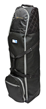 Premium Travel Golf Bag Cover with Quilted Protection & Extra Storage, Black