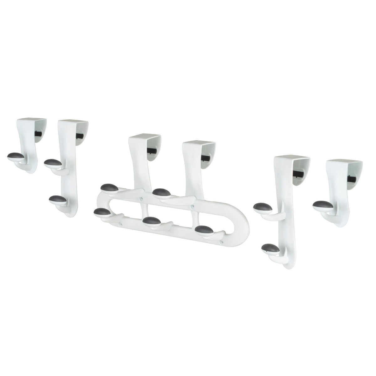 Non Stick Hook Set of 5 Value Pack, White