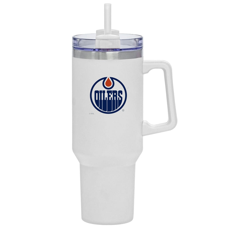 Travel Mug with Straw and Handle, 40-oz P5796