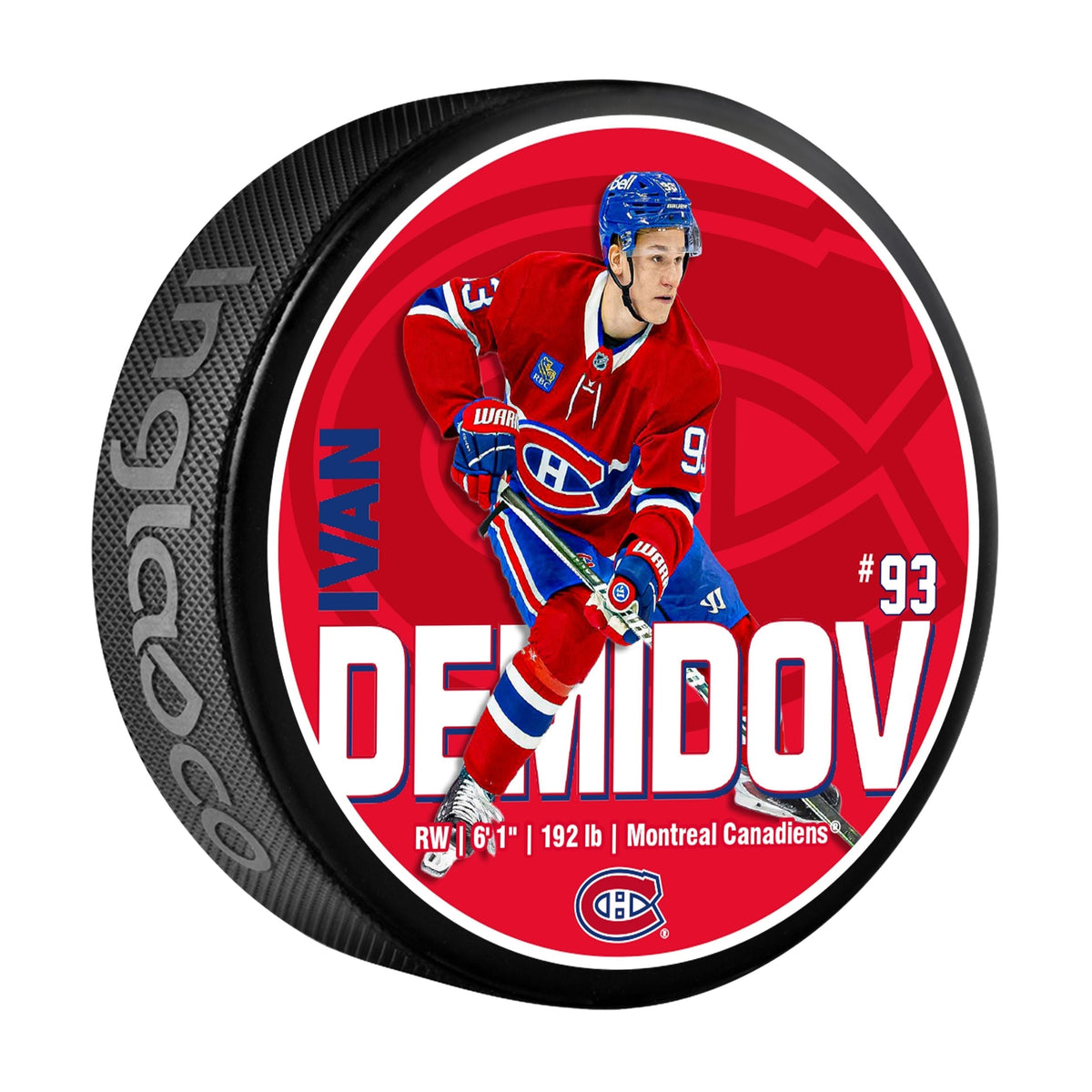 Ivan Demidov Hockey Puck, 6-oz