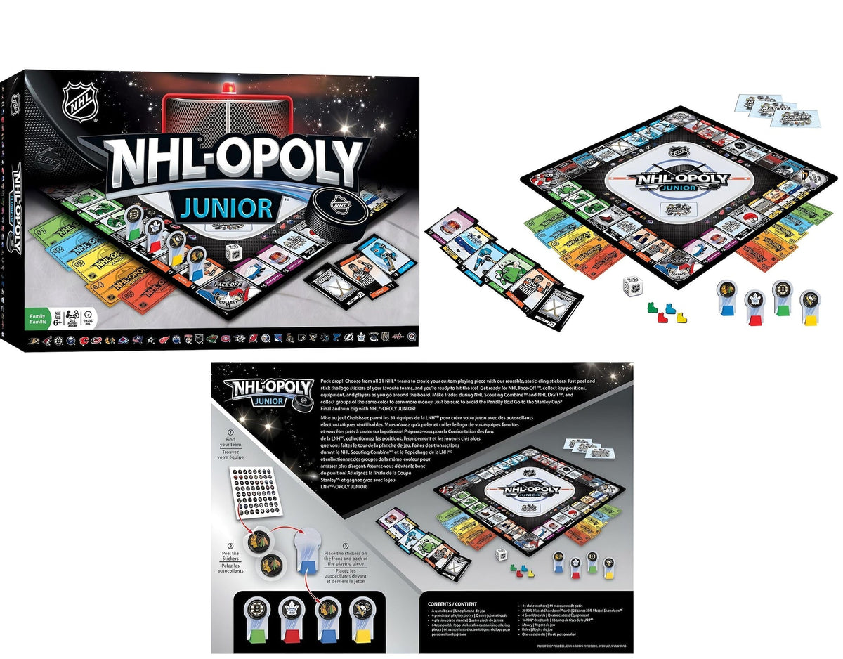 Hockey-Themed Board Game for 2-4 Players
