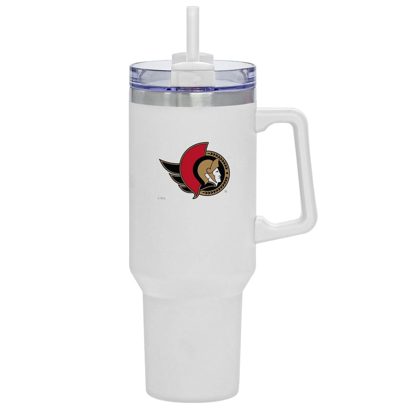 Travel Mug with Straw and Handle, 40-oz N3770