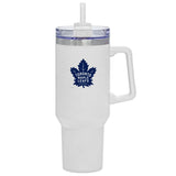 Travel Mug with Straw and Handle, 40-oz