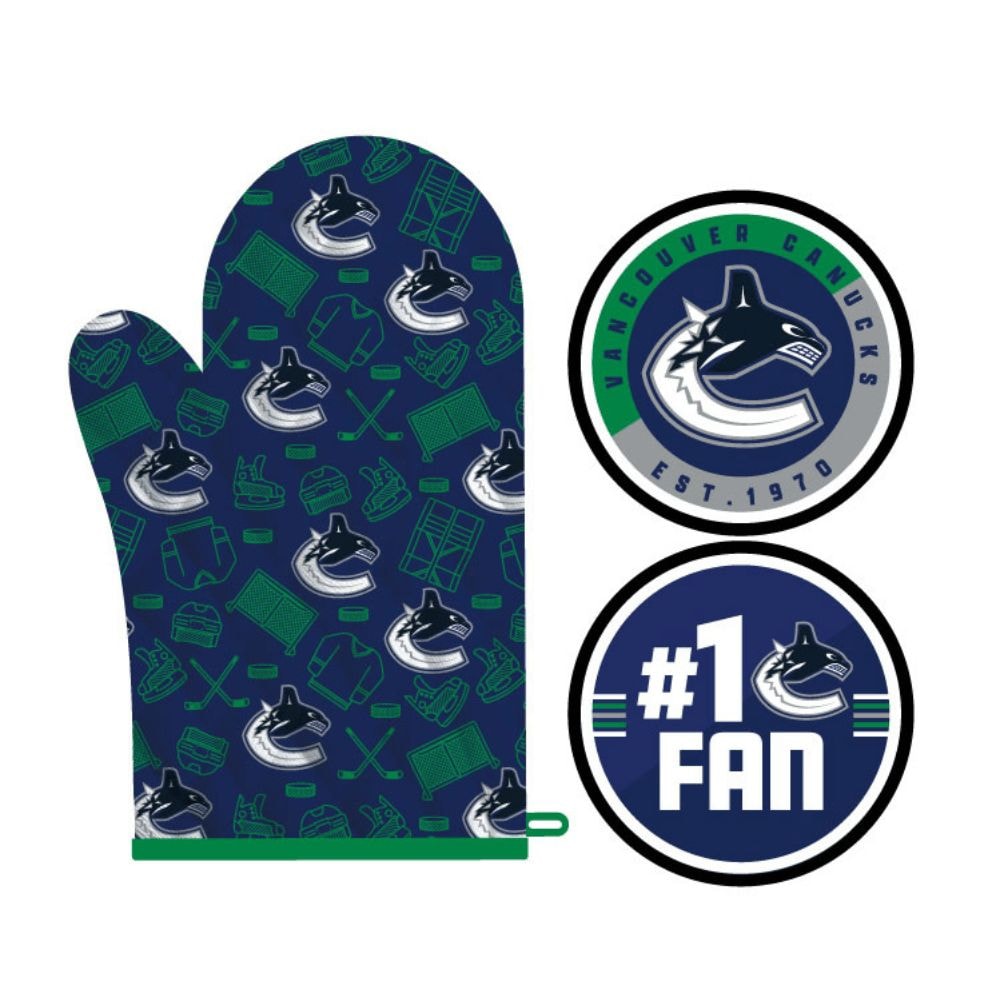 Kitchen Oven Mitt Pot Holder Set, 2-pc