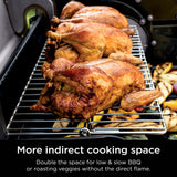 Ninja FlexFlame Upgrades Expandable Stainless Steel Roast & Smoke Rack
