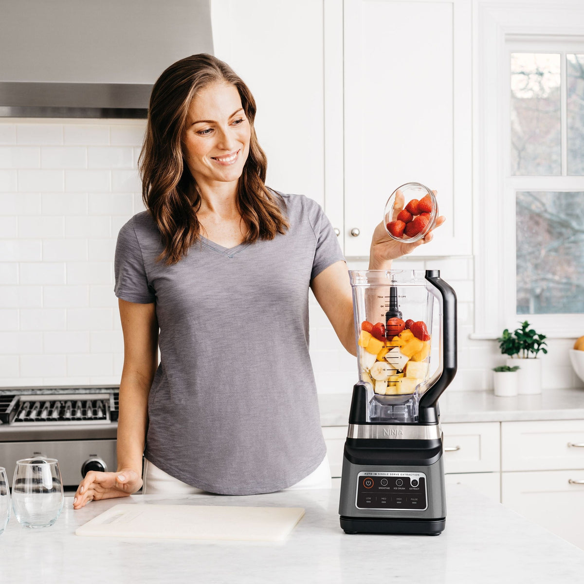 Ninja Professional Plus Blender DUO with 3 Pre-Set Auto IQ Programs, Stainless Steel, 1400W