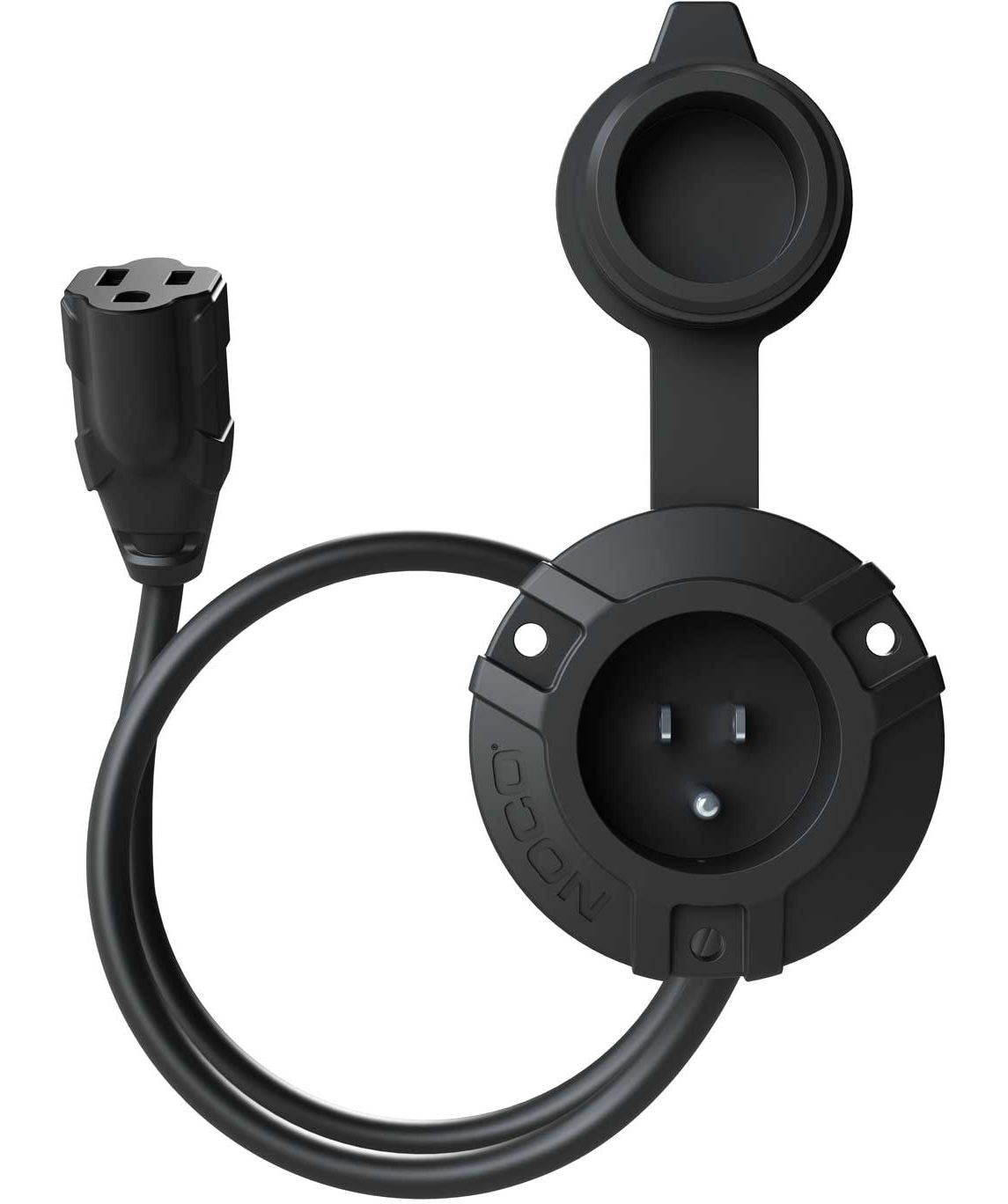 GCP1 AC Port Plug/Power Socket with 16-in Extension Cable, Waterproof