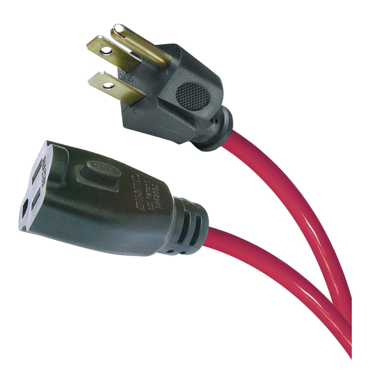 16-ft 5-in 14/3 Outdoor Extension Cord with Grounded Outlet and Locking Connector, Red