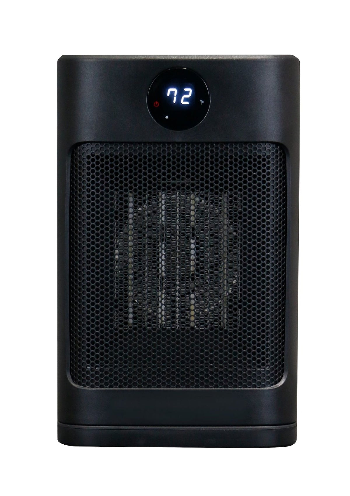 Digital Electric Personal Ceramic Heater with Remote, 1500W, Black