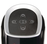 Oscillating Tower Ceramic Heater withRemote Control & Thermostat, 1500W, Black, 24-in