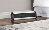 Oscillating Tower/Baseboard Heater withRemote Control & Thermostat, 1500W, White
