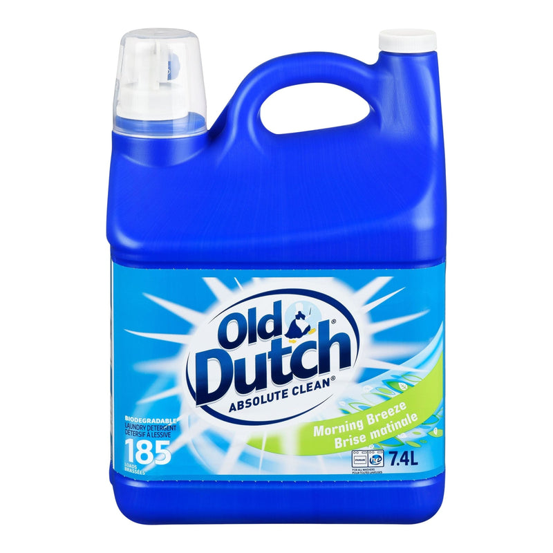 Absolute Clean Liquid Laundry Detergent, Morning Breeze Scent, 185-Load, 7.4-L V6381