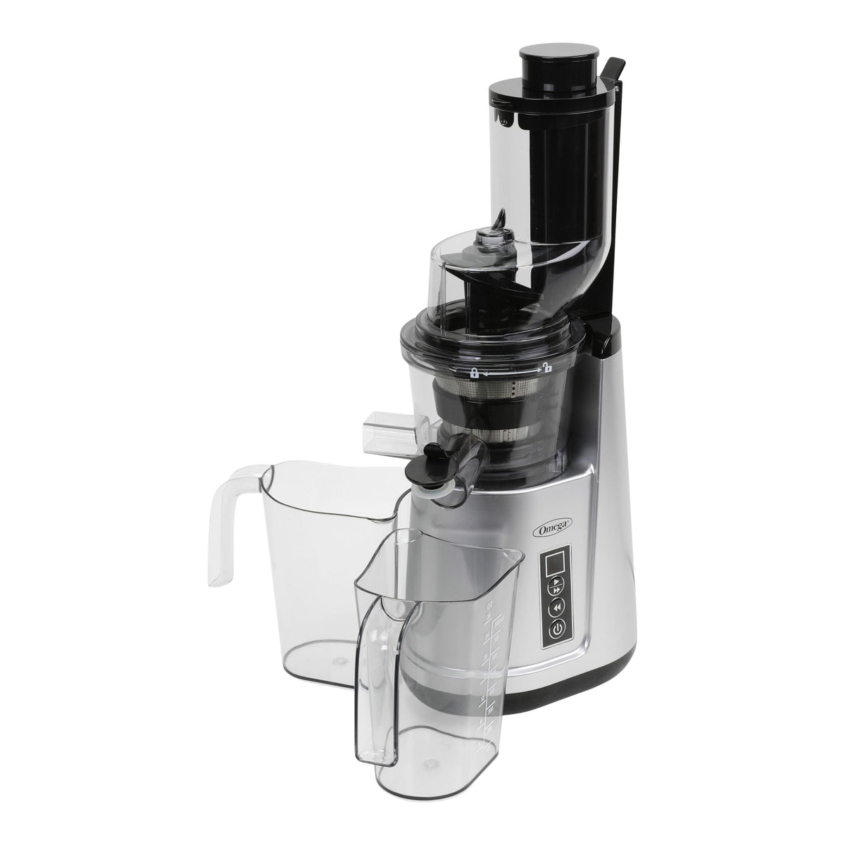 Omega Wide Mouth Cold Press Slow Juicer with Anti-Clog