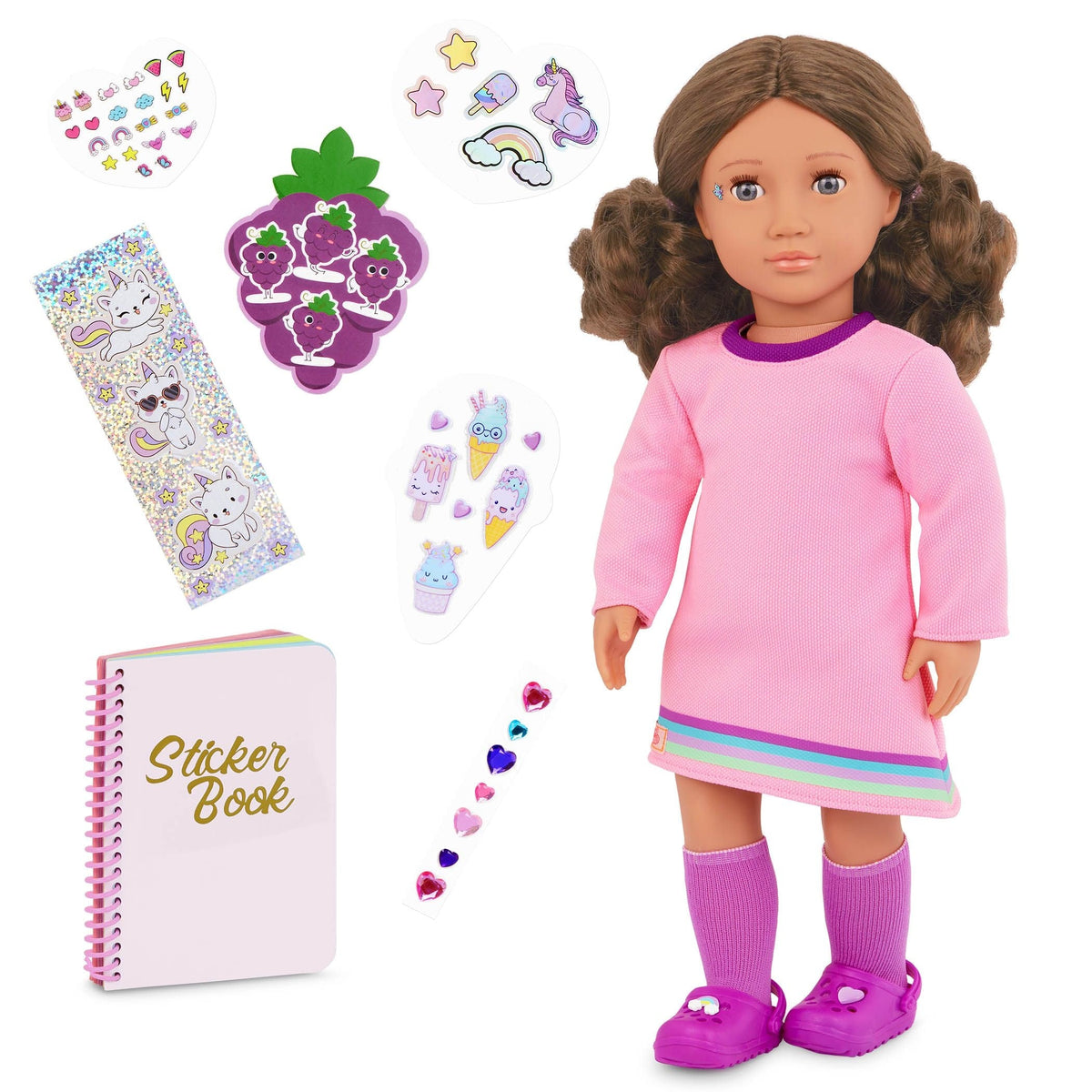 Cuddly Activity Doll for Ages 3+, 18-in