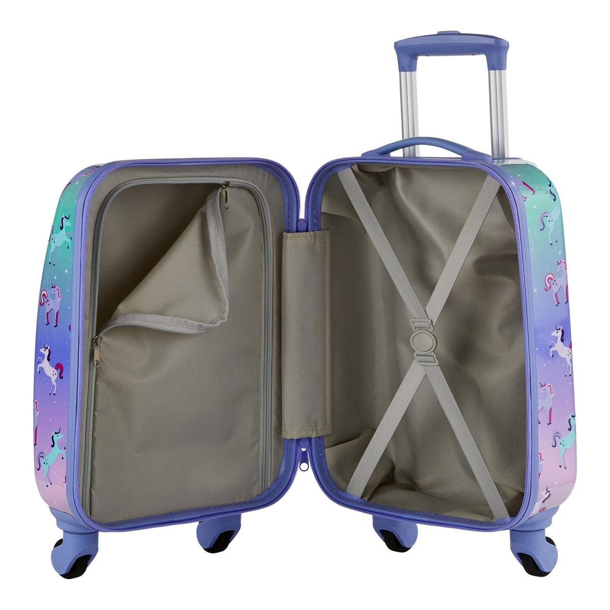 Outbound Kids Unicorn Hardside Luggage, 2-pc, Outbound Hardside Spinner Luggage, 23-in, Outbound Hardside Carry-On Spinner Flex Travel Suitcase,...