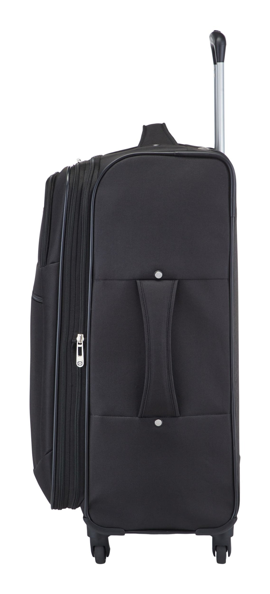 Outbound Softside Spinner Wheel Medium Travel Luggage Suitcase, Black, 24-in