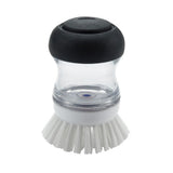 Refillable No-Mess Soap Dispensing Palm Cleaning Brush