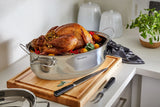 18/10 Stainless Steel Multi-Roaster with Removable Rack, 50.3 x 18cm