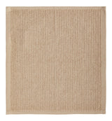All-Purpose Ribbed Cotton Terry Square Dish Cloths, Beige, 4-pk