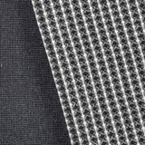 All-Purpose Two-Tone Cotton Kitchen Towels, Black, 2-pk