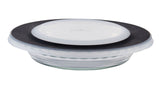 Glass Pie Plate with Lid, 9-in, 1.4-qt
