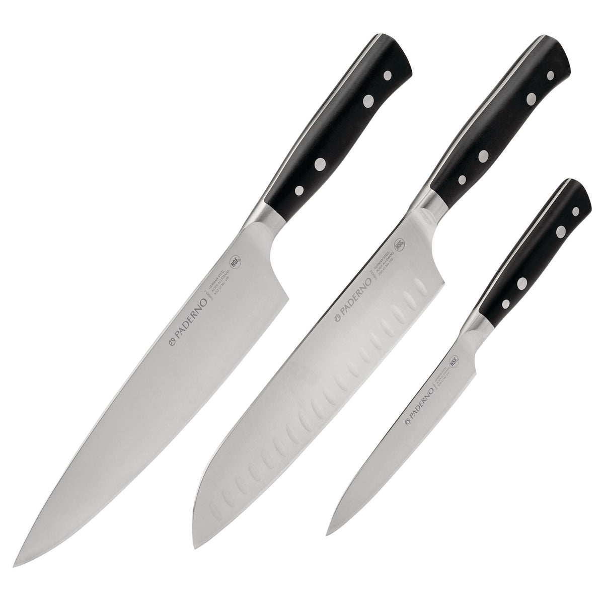 Montgomery Stainless Steel Multi-Purpose Knife Set, 3-pc