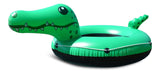 Inflatable Crocodile River/Lake Float Tube, 1-person, Green