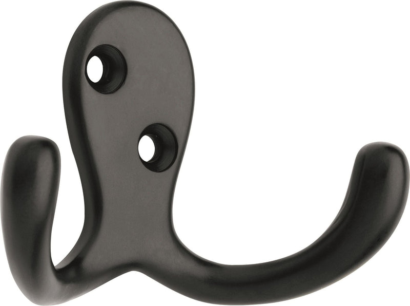 Stainless Steel Single Double Prong Robe Hooks, Assorted Colours, 4-pk T2969