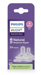 Response Nipple Flow 4 for 3M+, 2-pk