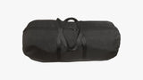 Extra-Large Black Nylon Storage Cargo Bag with Handles and Full-Length Zipper