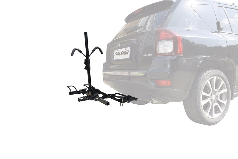 2-Bike Hitch Platform Rack with Anti-Wobble Hitch Pin, Folding Design L35