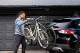 2-Bike Hitch Platform Rack with Anti-Wobble Hitch Pin, Folding Design