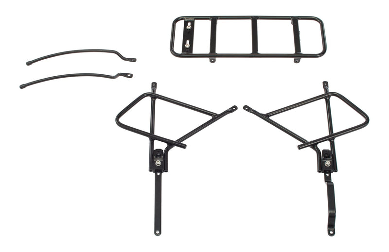 Adjustable Rear Bike Rack, Lightweight, Aluminum, Black C9610