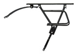 Adjustable Rear Bike Rack, Lightweight, Aluminum, Black