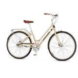 Dobson Comfort Electric Bike, Lightweight & LCD Display-Integrated, 700C Wheels, Beige