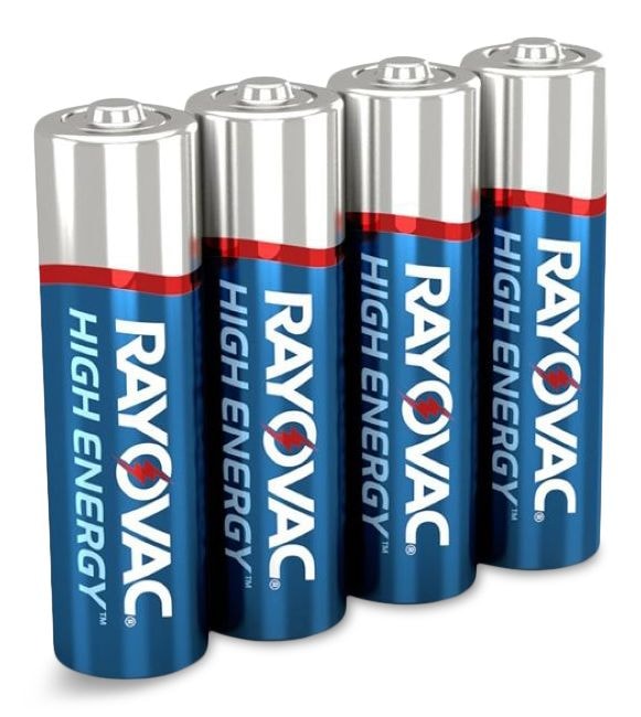 HIGH ENERGY AA Alkaline Batteries, Long Lasting, All Purpose, 24-pk
