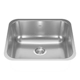 FB Single Stainless Steel Sink, 19.7x17.75-in