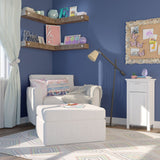 Home Somerset Single Door Bathroom & Laundry Storage Cabinet with Drawer & Adjustable Shelf, White