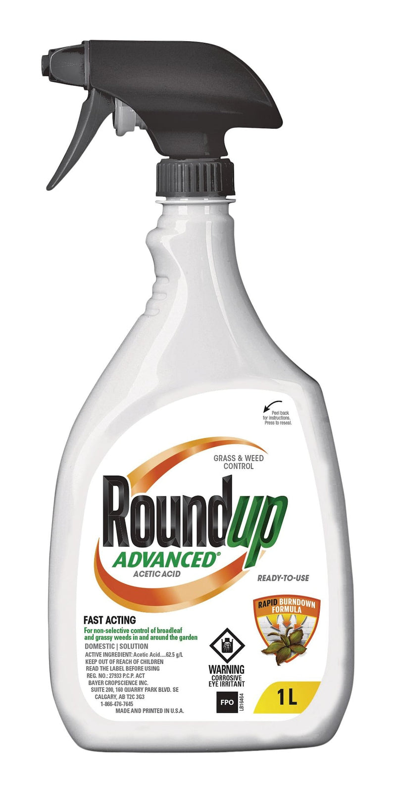 Advanced Ready-To-Use Grass & Weed Control Spray, 1-L G4859