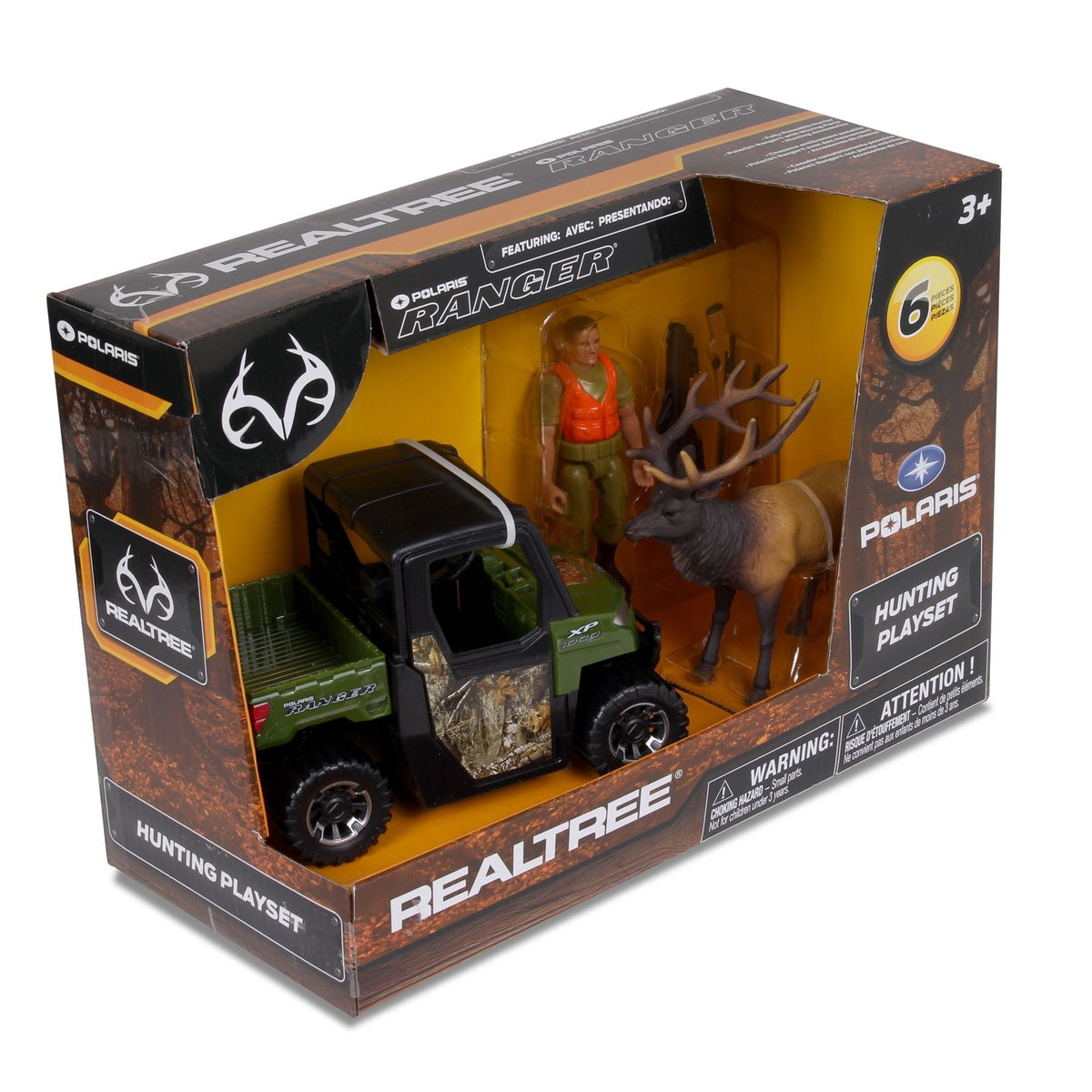 RT Ranger Playset with Accessories, 4-in, 6-pc