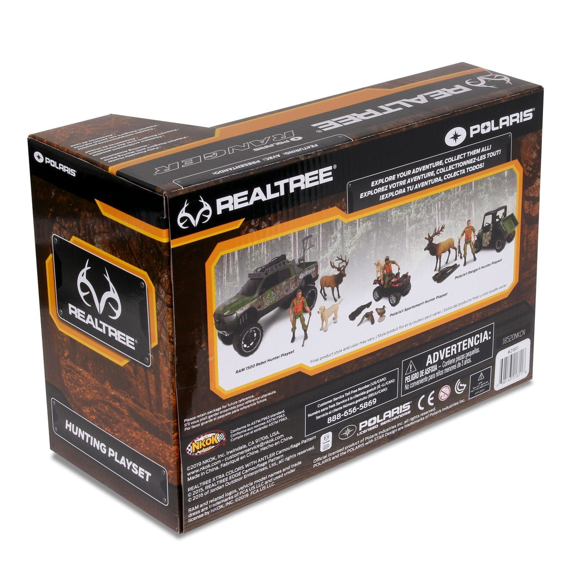 RT Ranger Playset with Accessories, 4-in, 6-pc