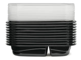 TakeAlongs Meal Prep Plastic Food Storage Containers with Lids, 887 mL (3.7 Cup), 10 Count