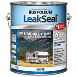 LeakSeal Waterproof Mobile Home & RV Roof Sealant / Coating, White, 3.78-L
