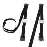 Child-Proofing TV & Furniture Safety Straps, Black