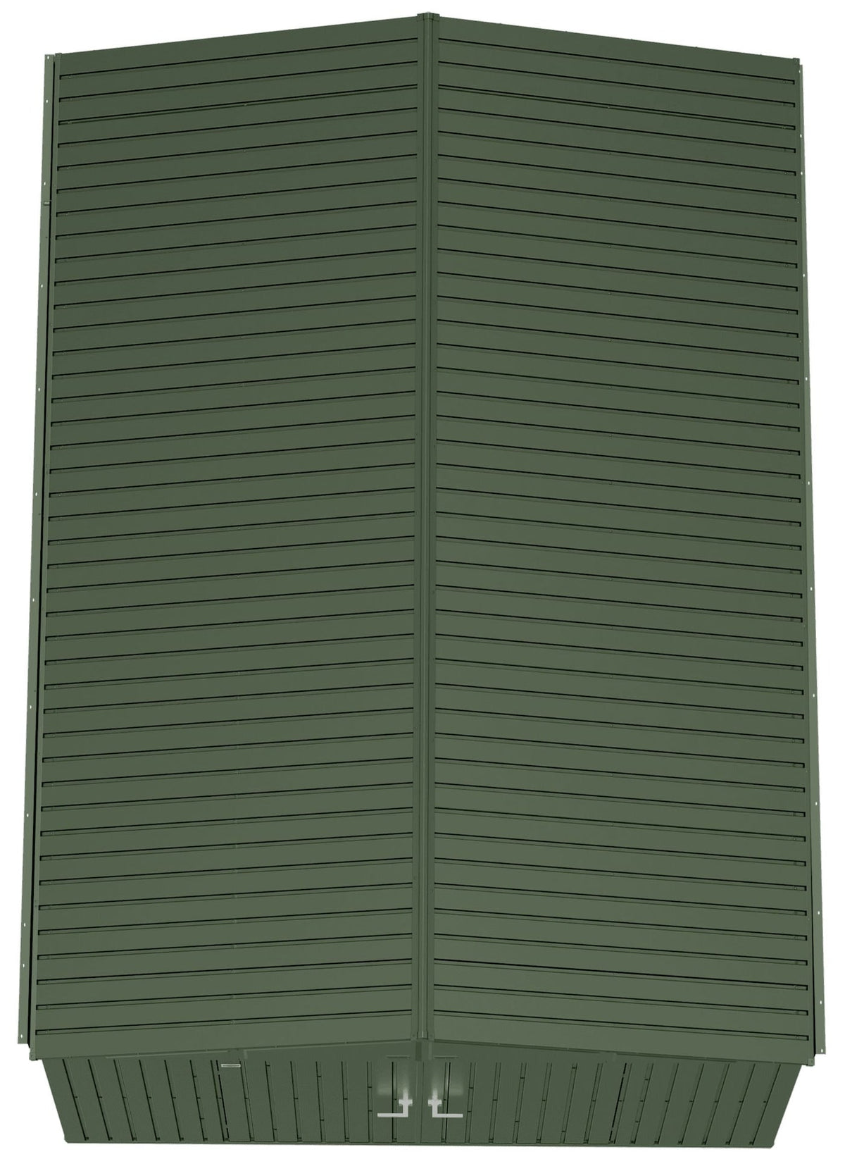 10x14-ft Green Corrosion-Resistant Lawn Care Storage Shed