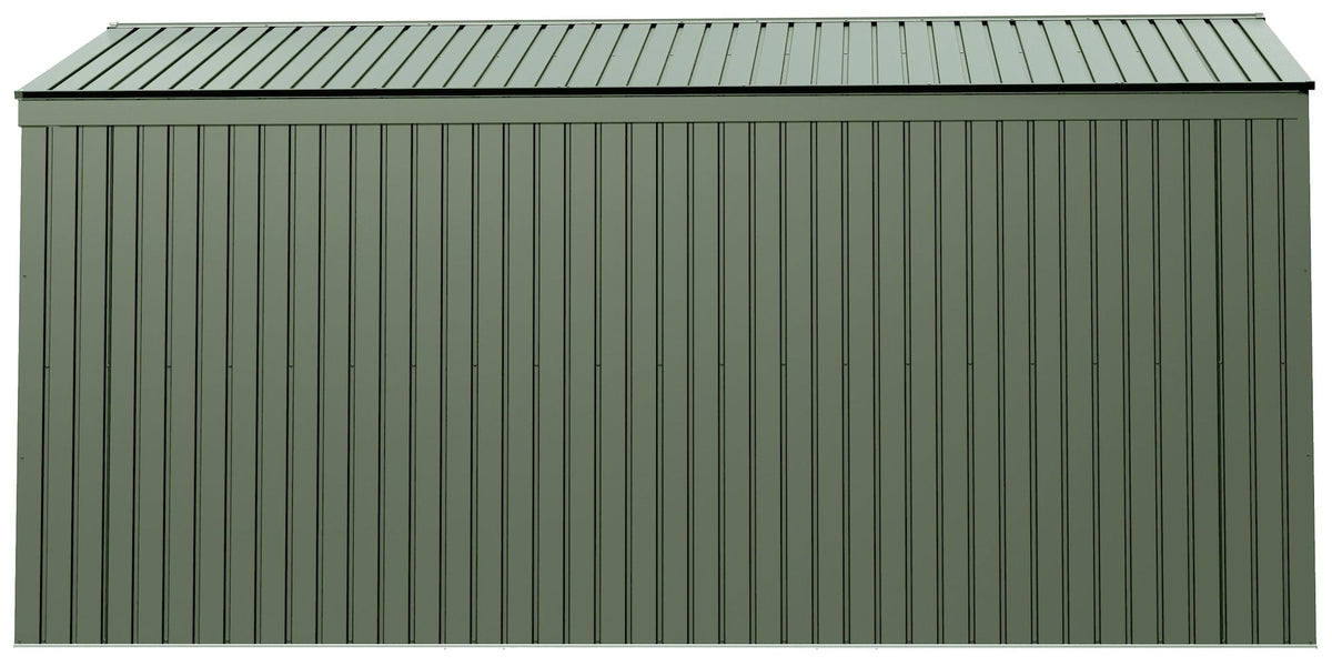 10x14-ft Green Corrosion-Resistant Lawn Care Storage Shed